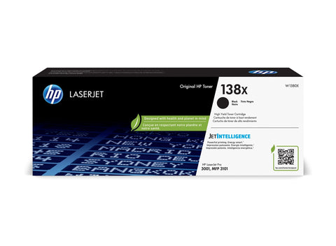 HP 138X High Yield Black Original LaserJet Toner Cartridge
