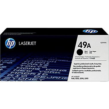 HP 49A (Q5949A) Black Original LaserJet Toner Cartridge (2500 Yield)