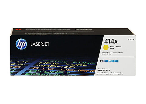 HP 414A (W2022A) Yellow Original LaserJet Toner Cartridge (2100 Yield)