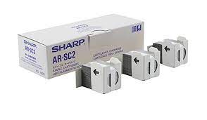 Sharp Electronics Saddle Stitch Staple Cartridge (3 Cartridges/Carton) (5,000 Staples/Cartridge) For use with MX-FN29
