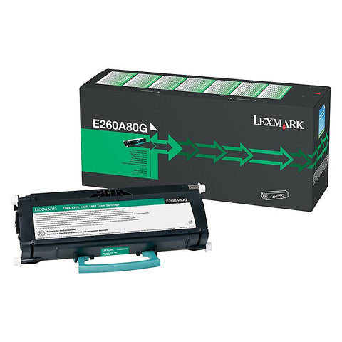 Lexmark E260 E360 E460 X463 X464 X466 Black Toner Cartridge (3500 Yield)